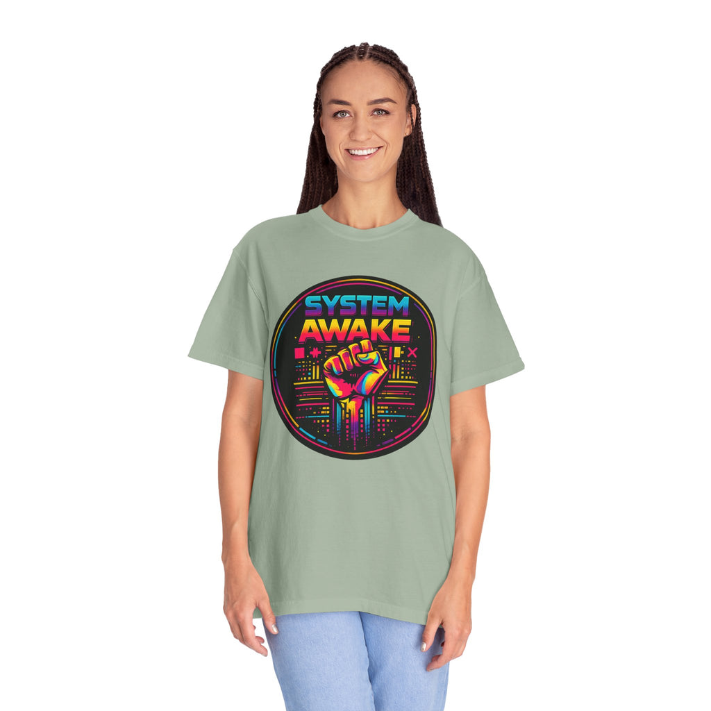 System Awake Retro Fist T-Shirt