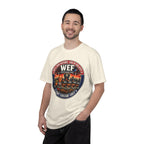 T-Shirt — WEF Dystopian Retro Logo “Rent • Subscribe • Obey”
