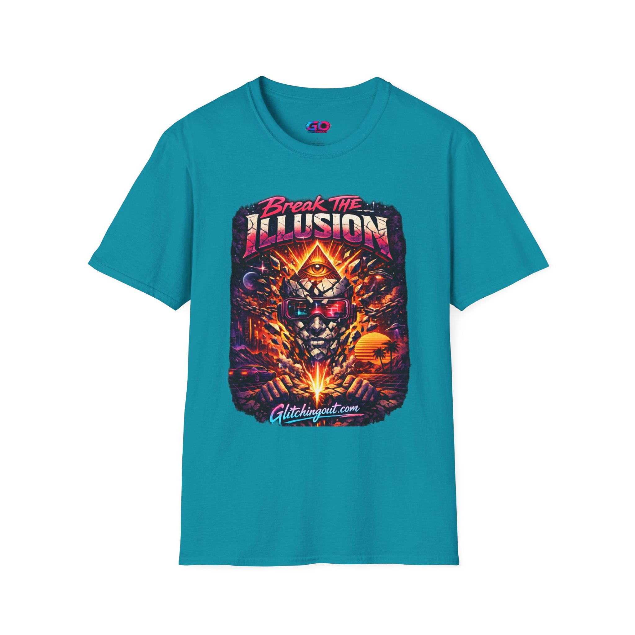 Break the Illusion Graphic T-Shirt — Psychedelic Tee