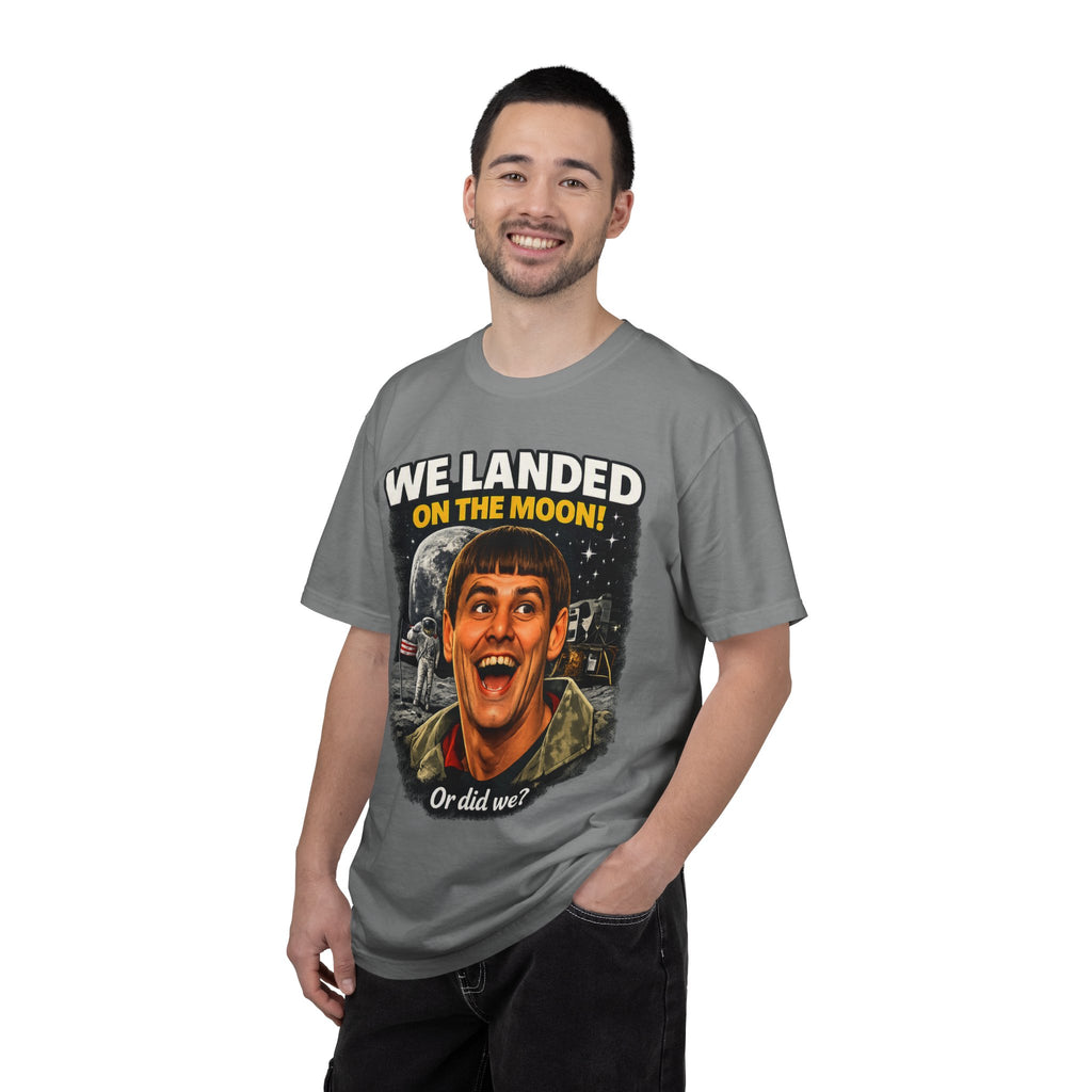 We Landed on the Moon! Or Did We?' Retro Comedy Space Graphic Tee