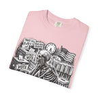 Voting Skeptic Graphic T-Shirt — "Waiting to See If Voting Changes Anything."