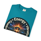 Energy & Vibration T-Shirt — "Frequency is Life" Spiritual Graphic Tee