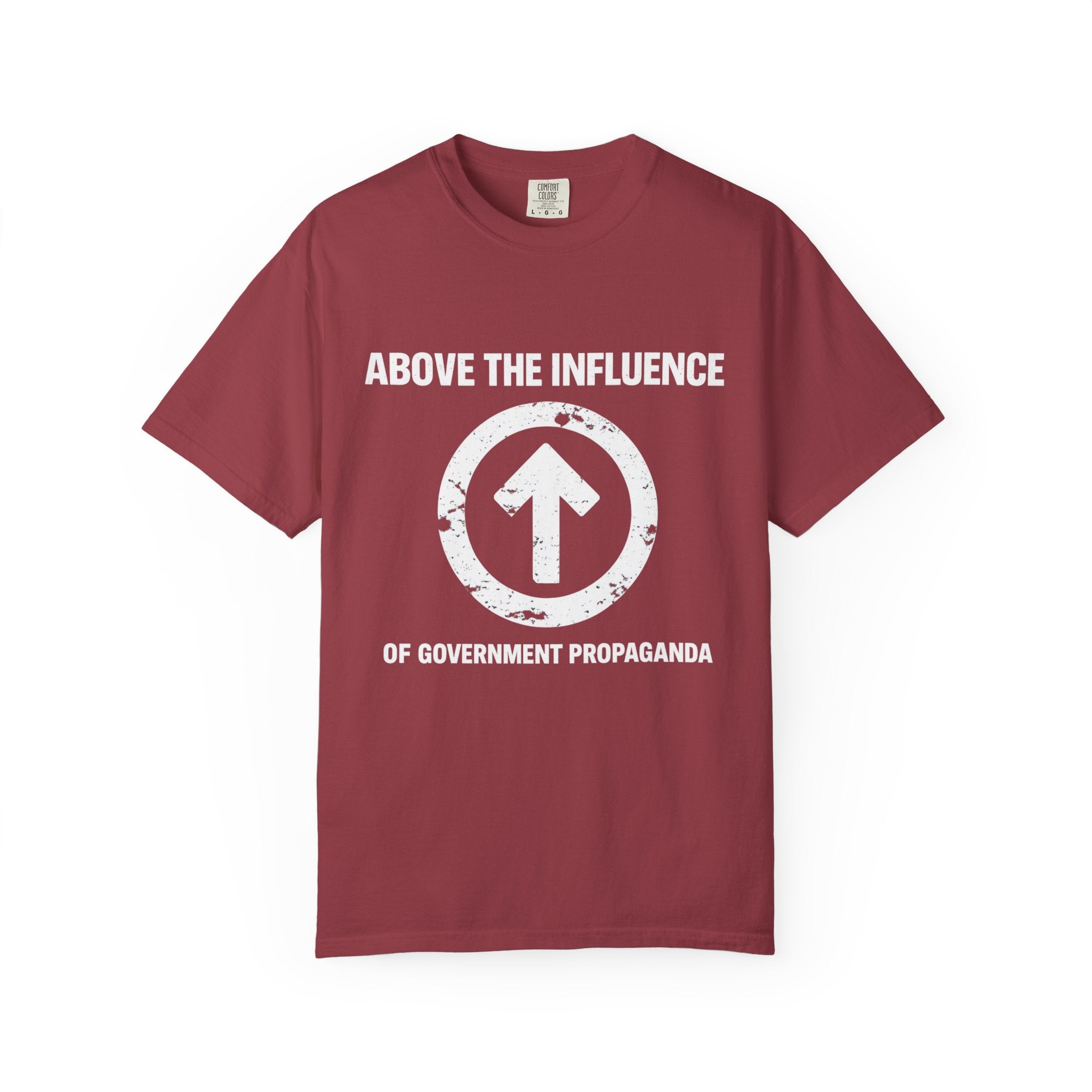 Above The Influence T-Shirt — Anti-Propaganda Graphic Tee