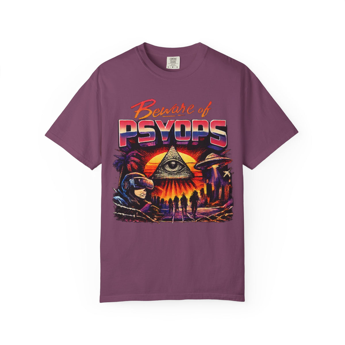 Beware of Psyops — Vintage Graphic T-Shirt