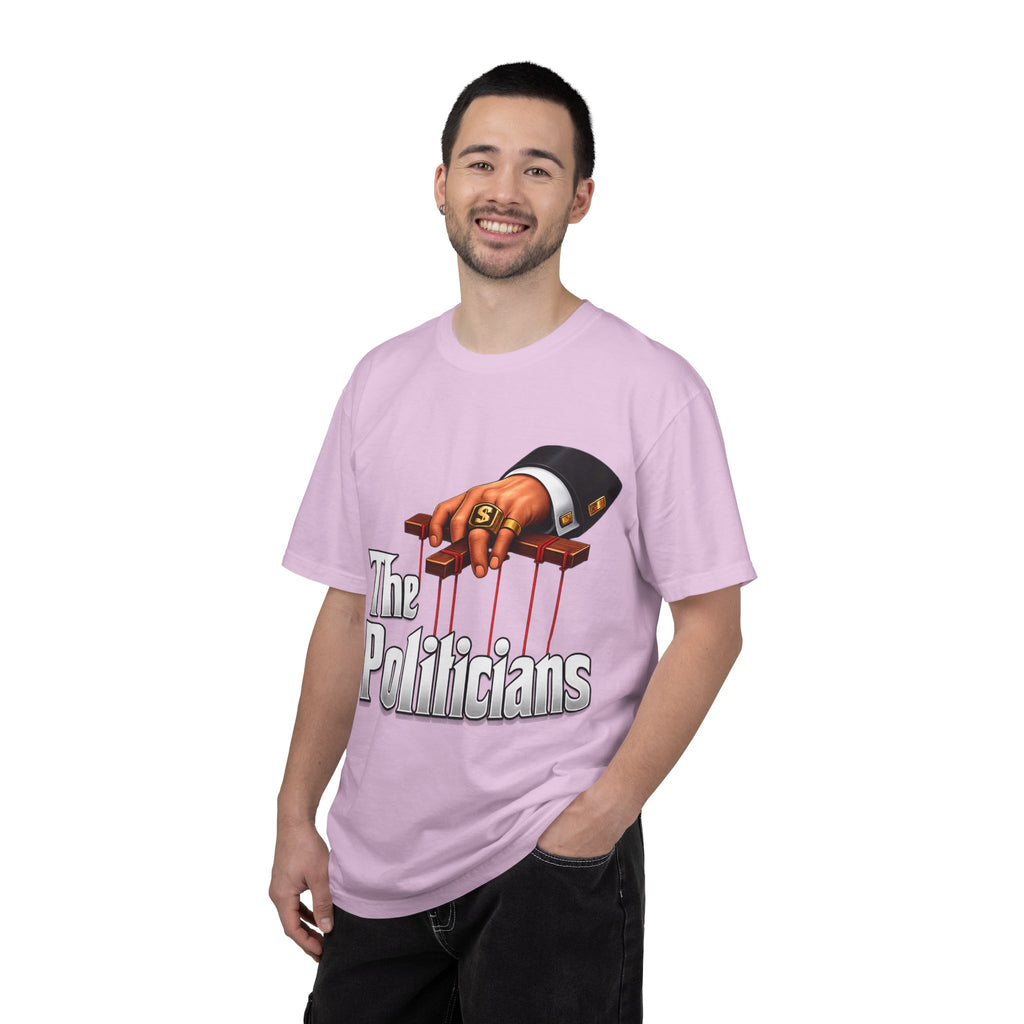 The Politicians T-Shirt — Puppet Master Hand & Money Political Satire Tee