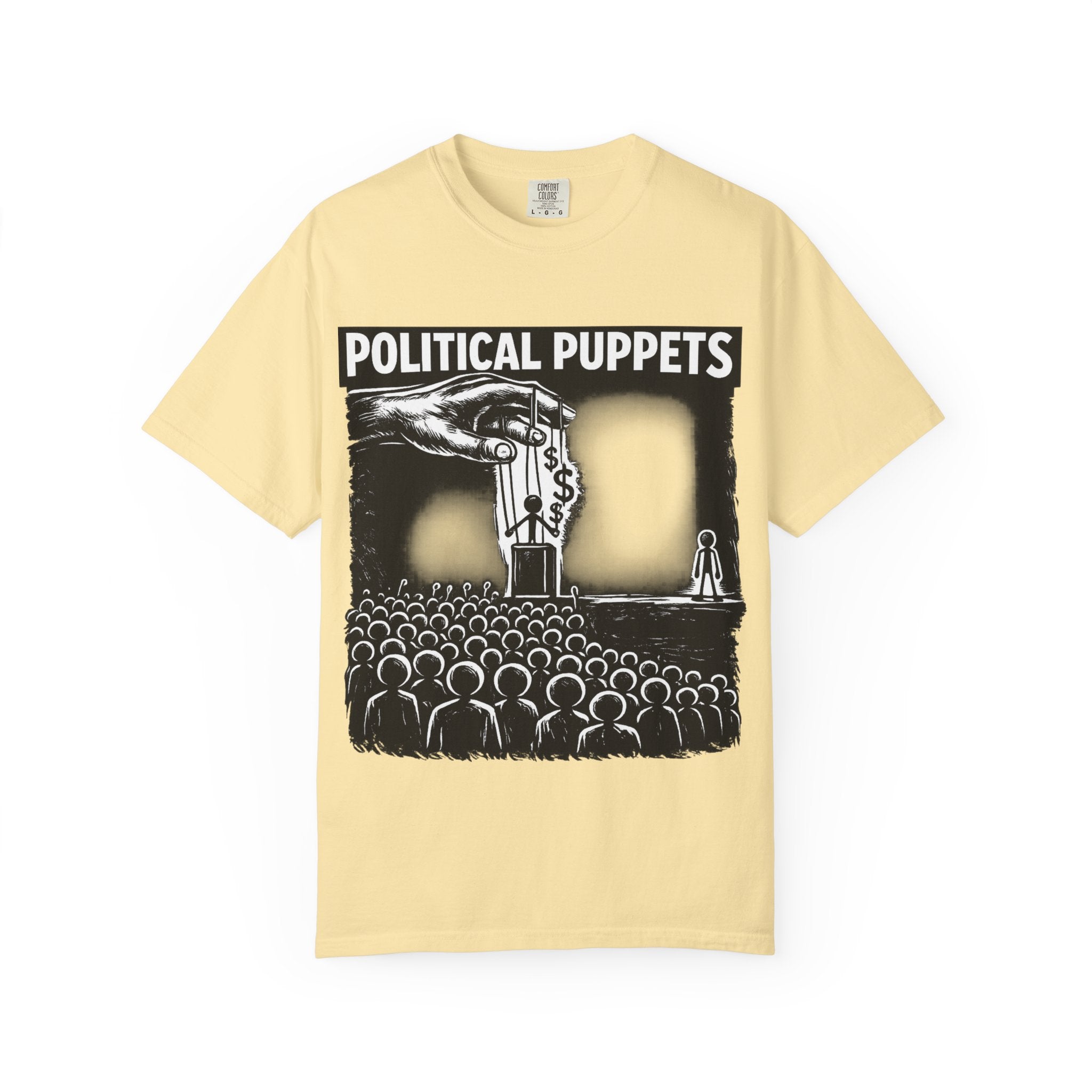 Political Puppets T-Shirt — Anti-Establishment Graphic Tee