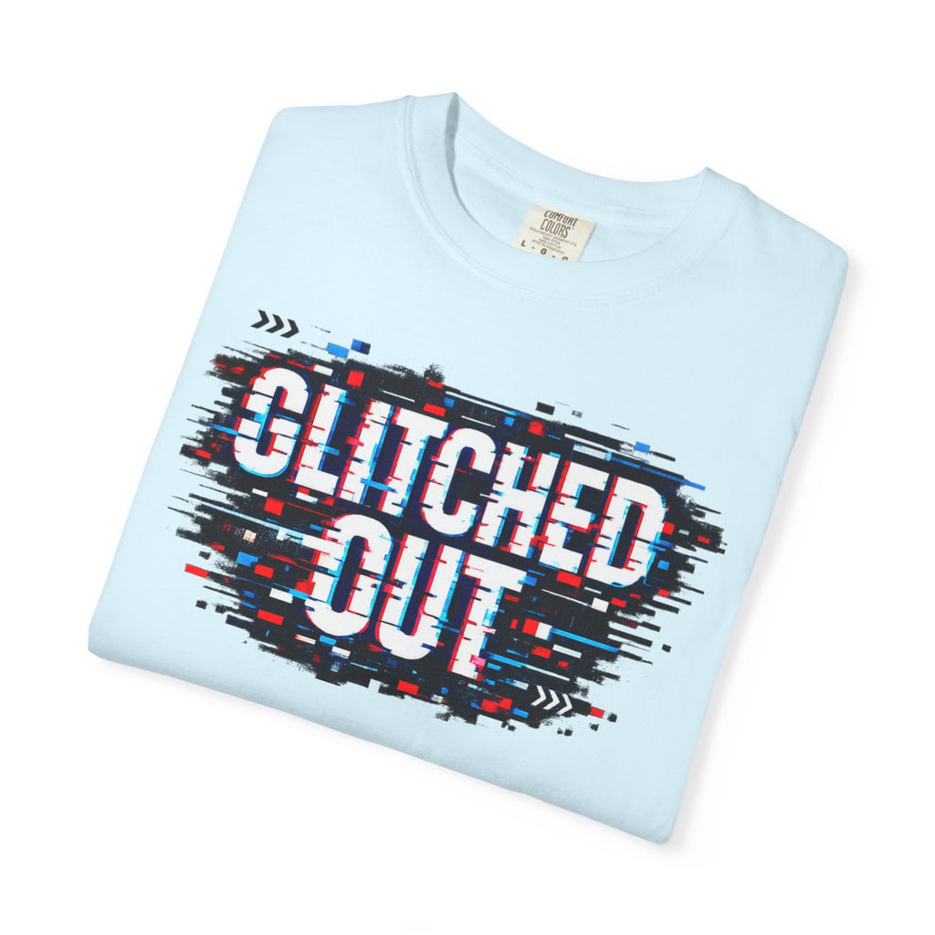 Glitched Out T-Shirt — Retro Glitch Graphic Tee