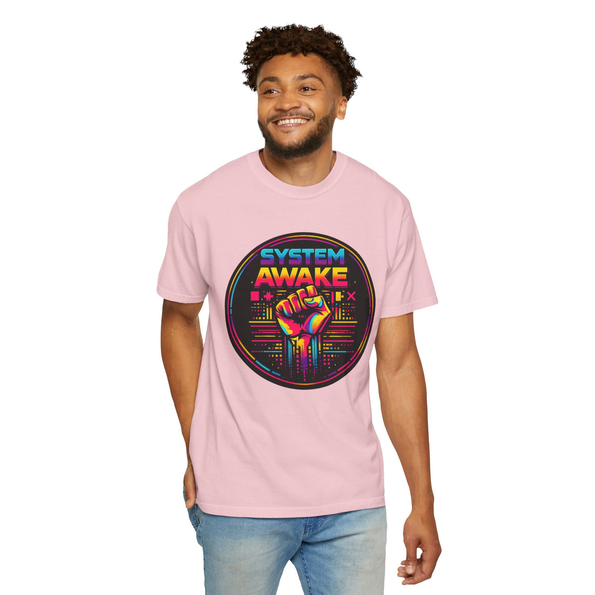 System Awake Retro Fist T-Shirt