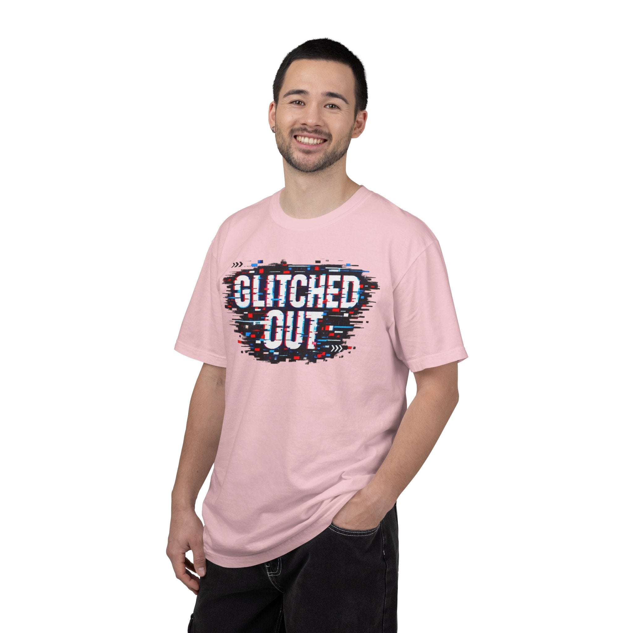 Glitched Out T-Shirt — Retro Glitch Graphic Tee