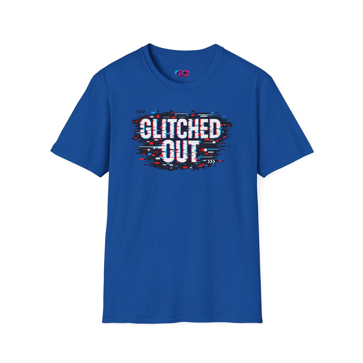 Glitched Out T-Shirt — Retro Glitch Graphic Tee
