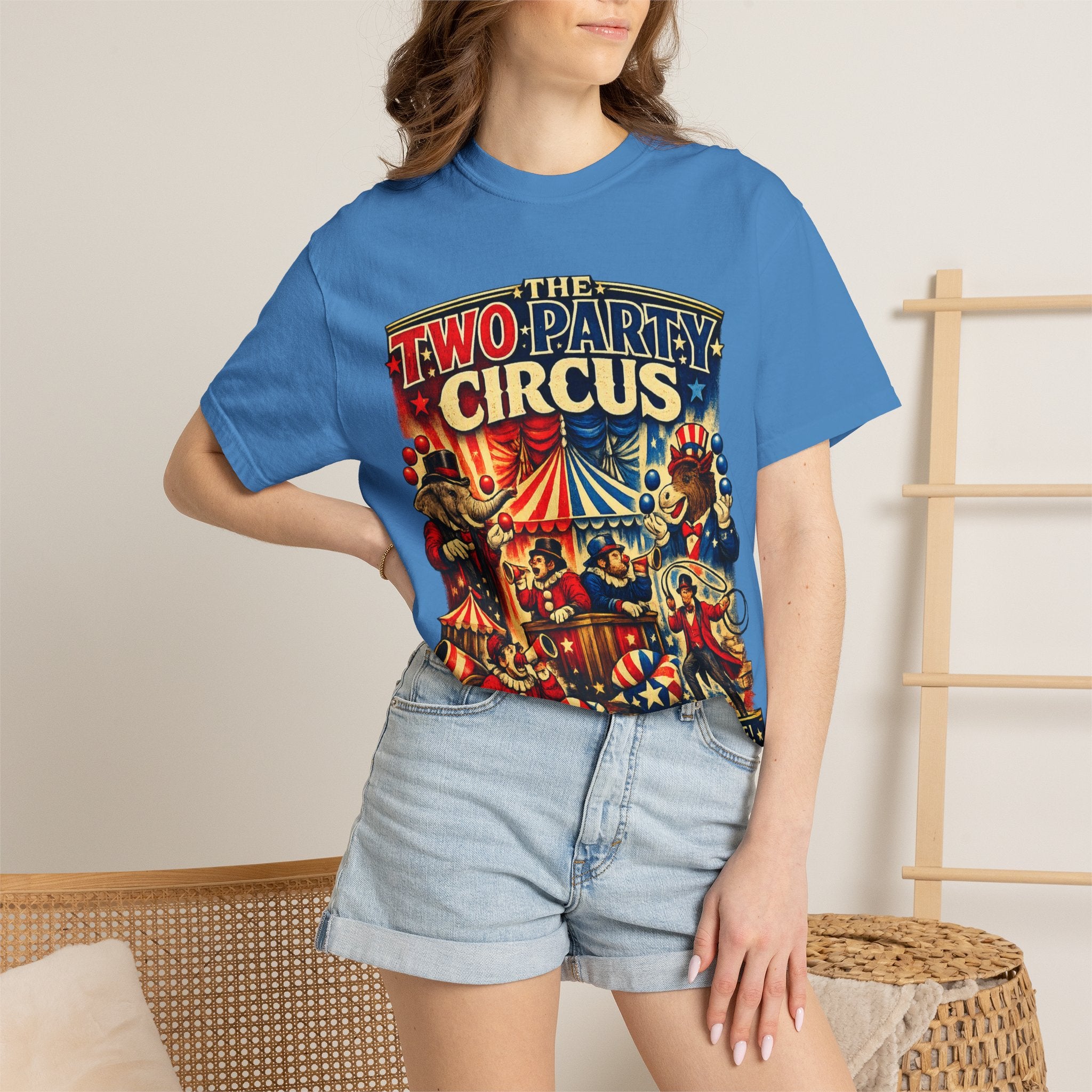 Two-Party Circus Graphic T-Shirt