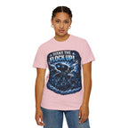 T-Shirt — "Wake the Flock Up" V2 Protest Graphic Tee (Bold Blue Dystopian Design)