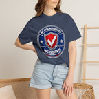 No Bioengineered Ingredients T-Shirt — Retro Shield Organic Food Badge Tee