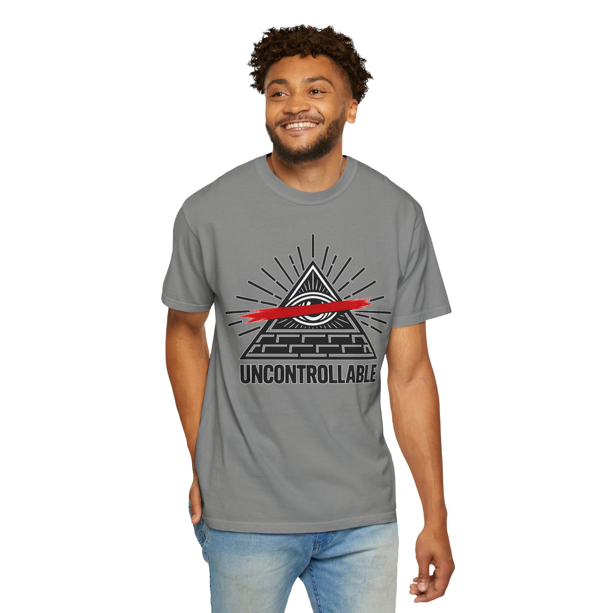 Uncontrollable Pyramid Graphic T-Shirt