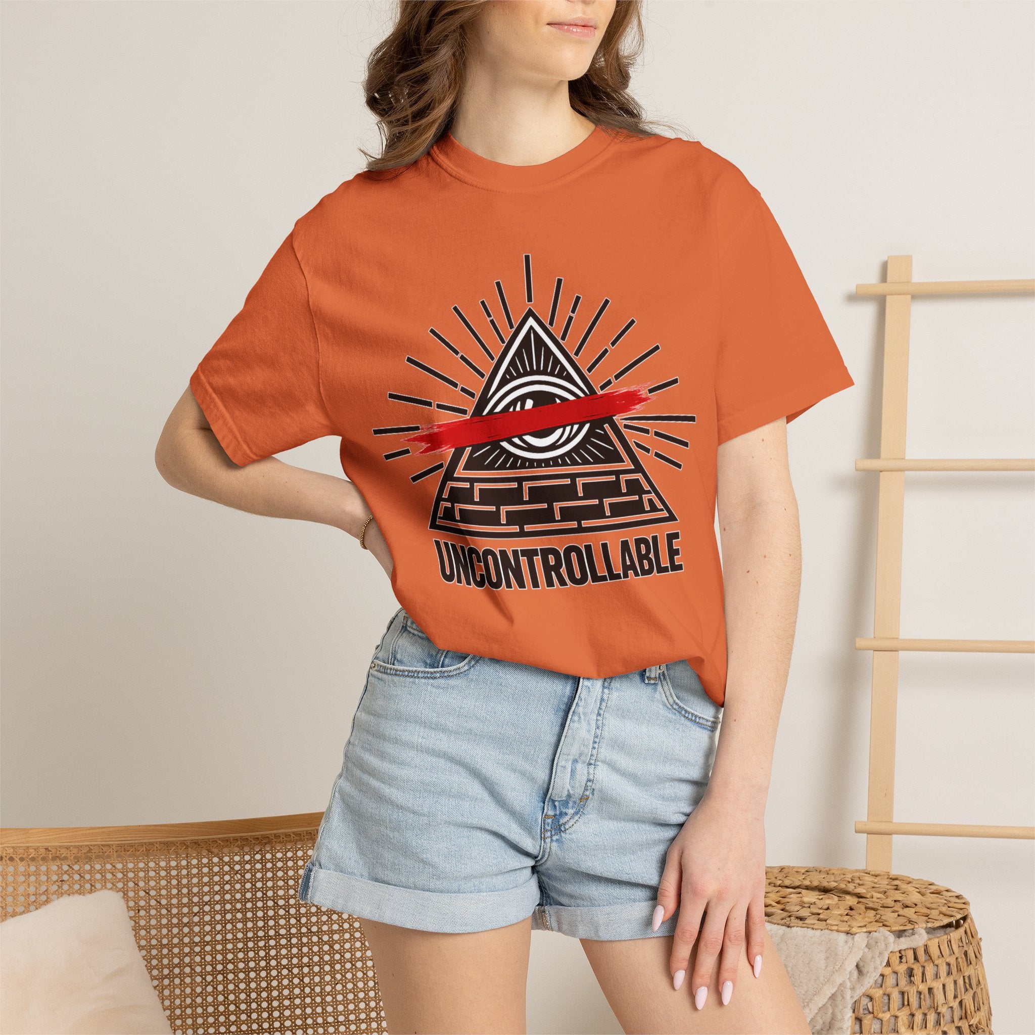Uncontrollable Pyramid Graphic T-Shirt