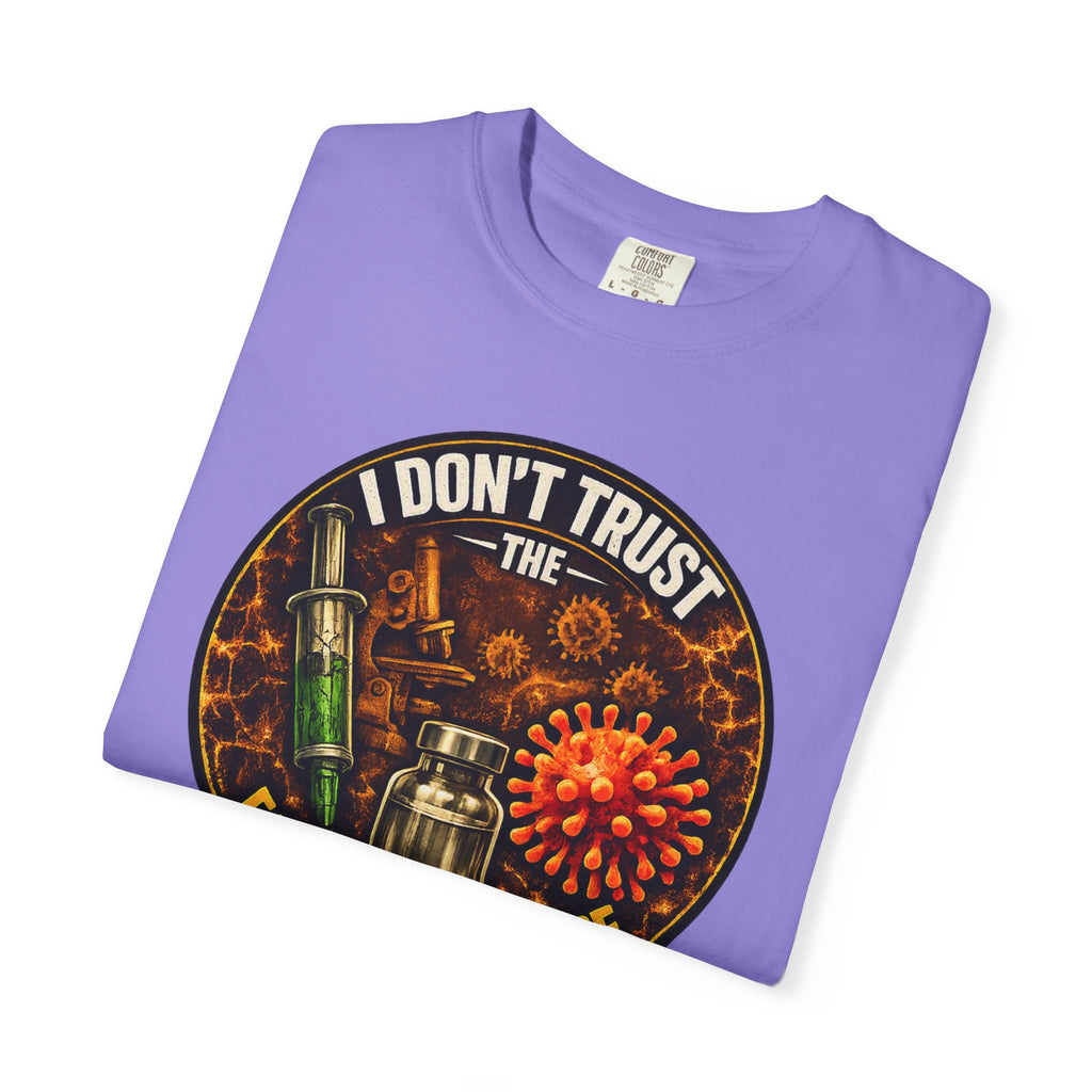 "I Don't Trust the Falsified Science" Vax Skeptic Graphic Tee