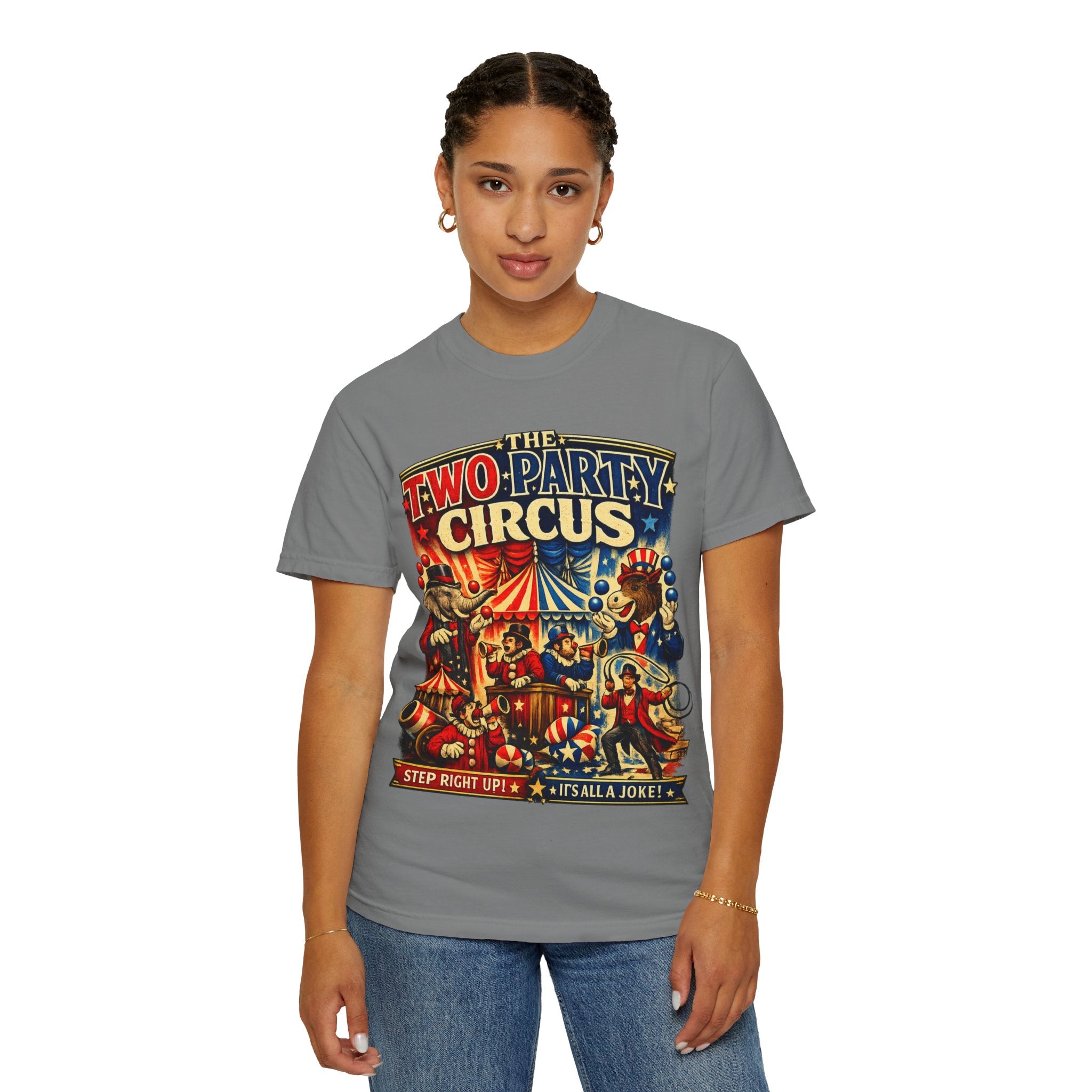 Two-Party Circus Graphic T-Shirt