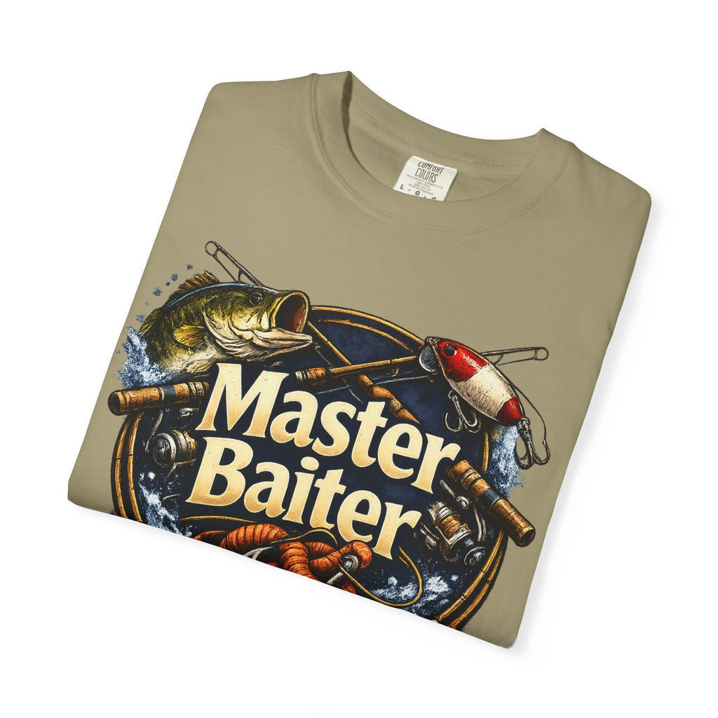 Master Baiter Fishing Satire T-Shirt — “The Bait Whisperer” Graphic Tee