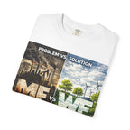 Me vs We Environmental Awareness T-Shirt — Problem vs Solution Graphic Tee