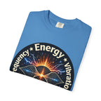Energy & Vibration T-Shirt — "Frequency is Life" Spiritual Graphic Tee