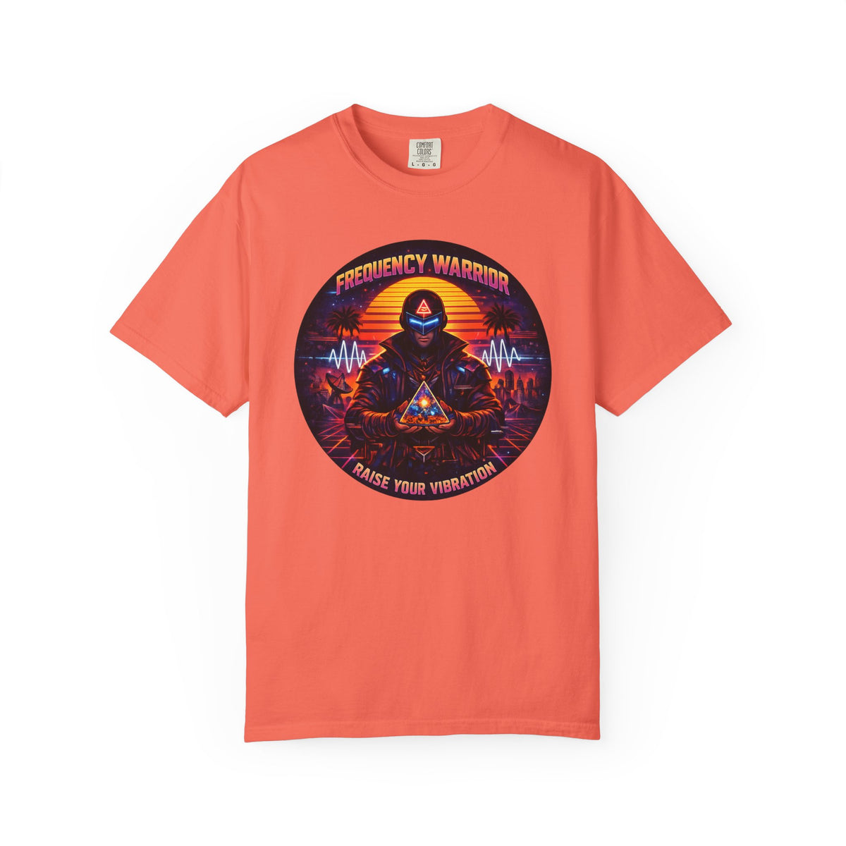 Frequency Warrior — Raise Your Vibration Graphic T-Shirt