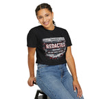 Redacted News Graphic T-Shirt — "REDACTED: You Can't Handle the Truth"