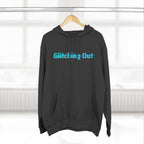 Hoodie — 'Glitching Out' Retro Cyber Geometric Graphic Hoodie