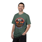 T-Shirt — WEF Dystopian Retro Logo “Rent • Subscribe • Obey”
