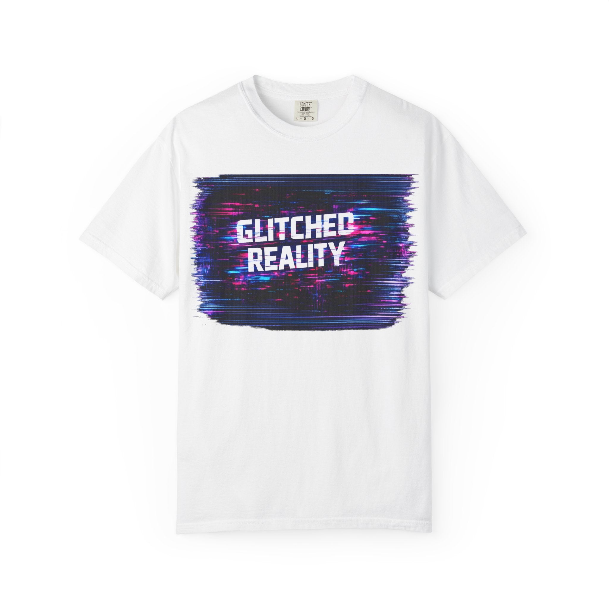 Glitched Reality V2 T‑Shirt — Retro Cyberpunk Digital Distortion Tee