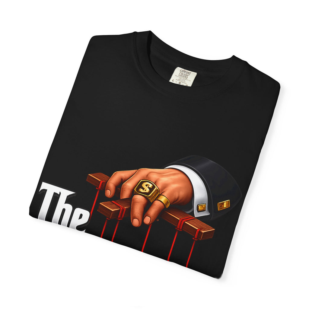 The Politicians T-Shirt — Puppet Master Hand & Money Political Satire Tee