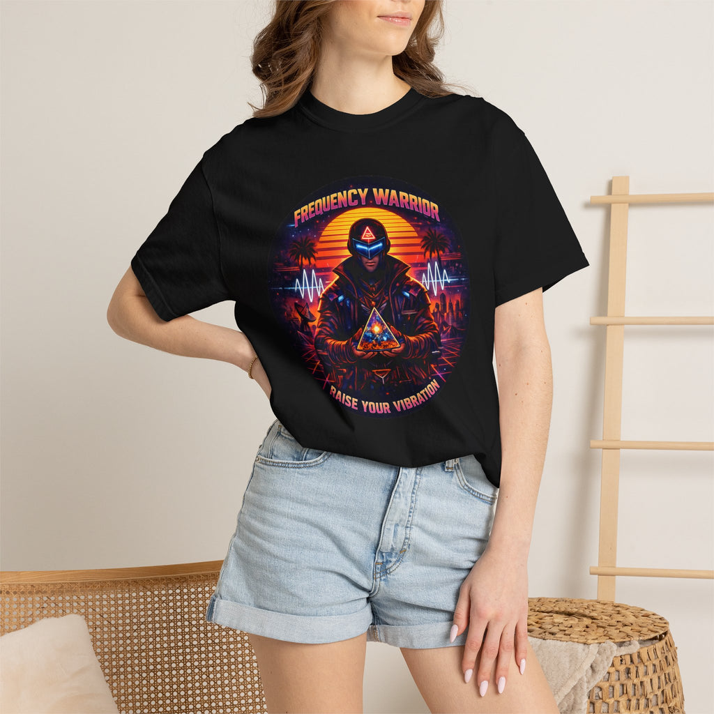 Frequency Warrior — Raise Your Vibration Graphic T-Shirt