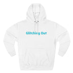 Hoodie — 'Glitching Out' Retro Cyber Geometric Graphic Hoodie