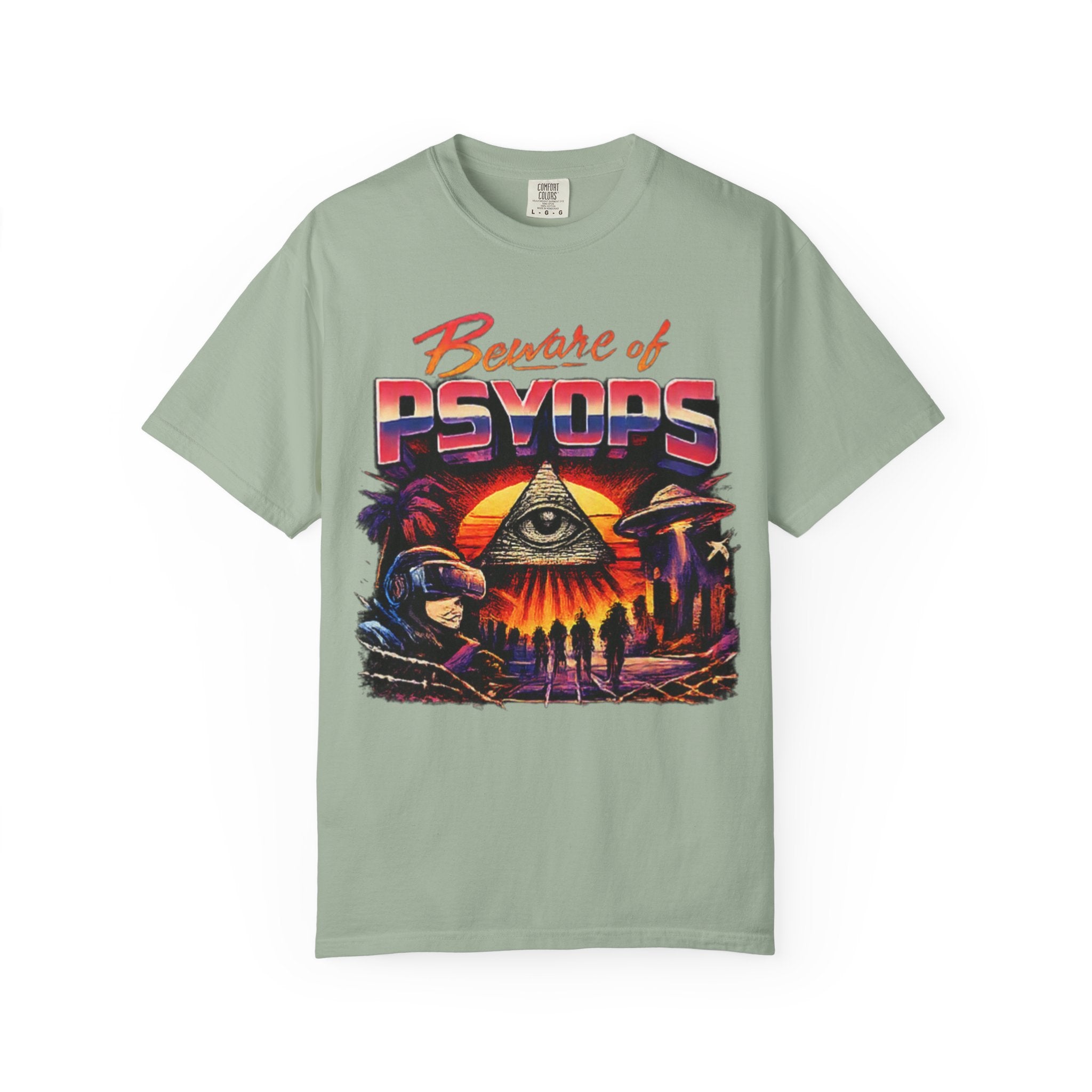 Beware of Psyops — Vintage Graphic T-Shirt