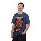 Propaganda Machine Live T-Shirt — Retro Radio Skull Graphic Tee