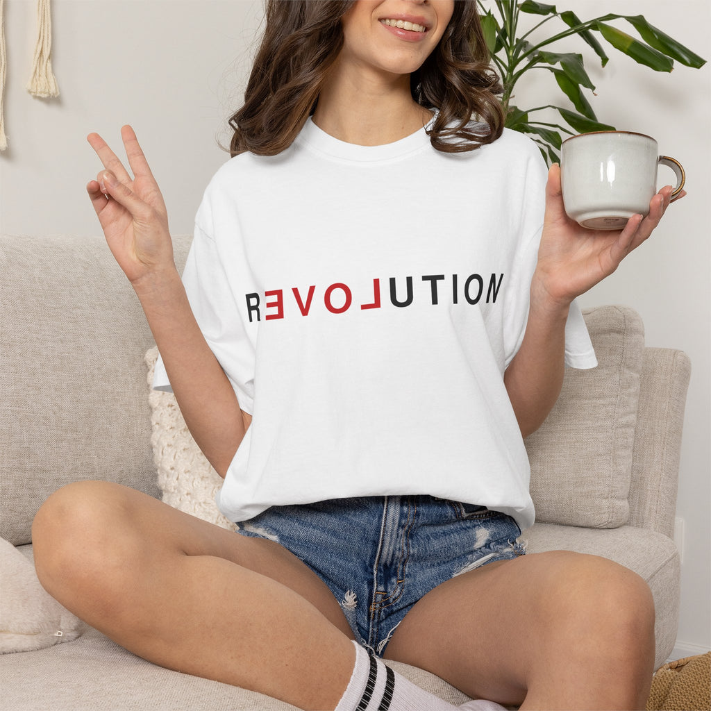 Revolution Graphic T-Shirt — Minimalist Political Tee