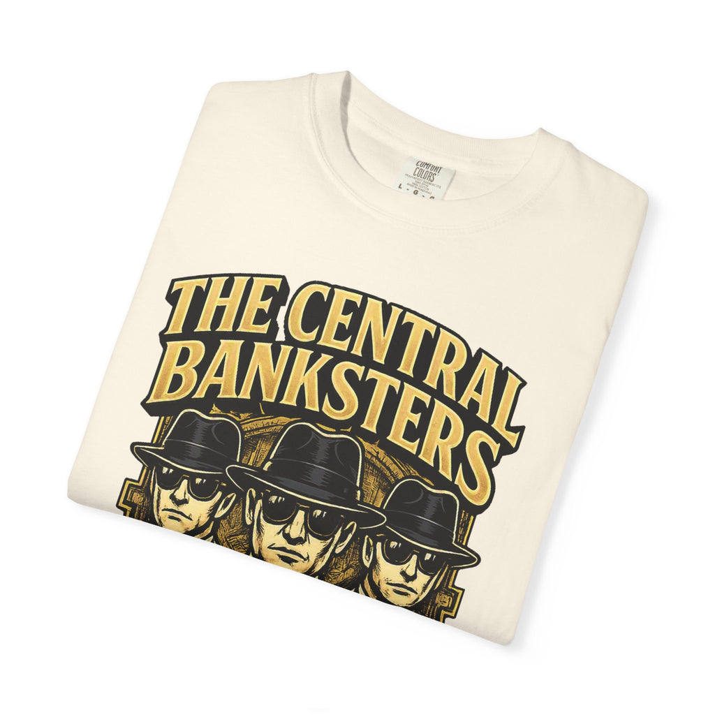 The Central Banksters Graphic T-Shirt — Retro Mobster Vintage Design