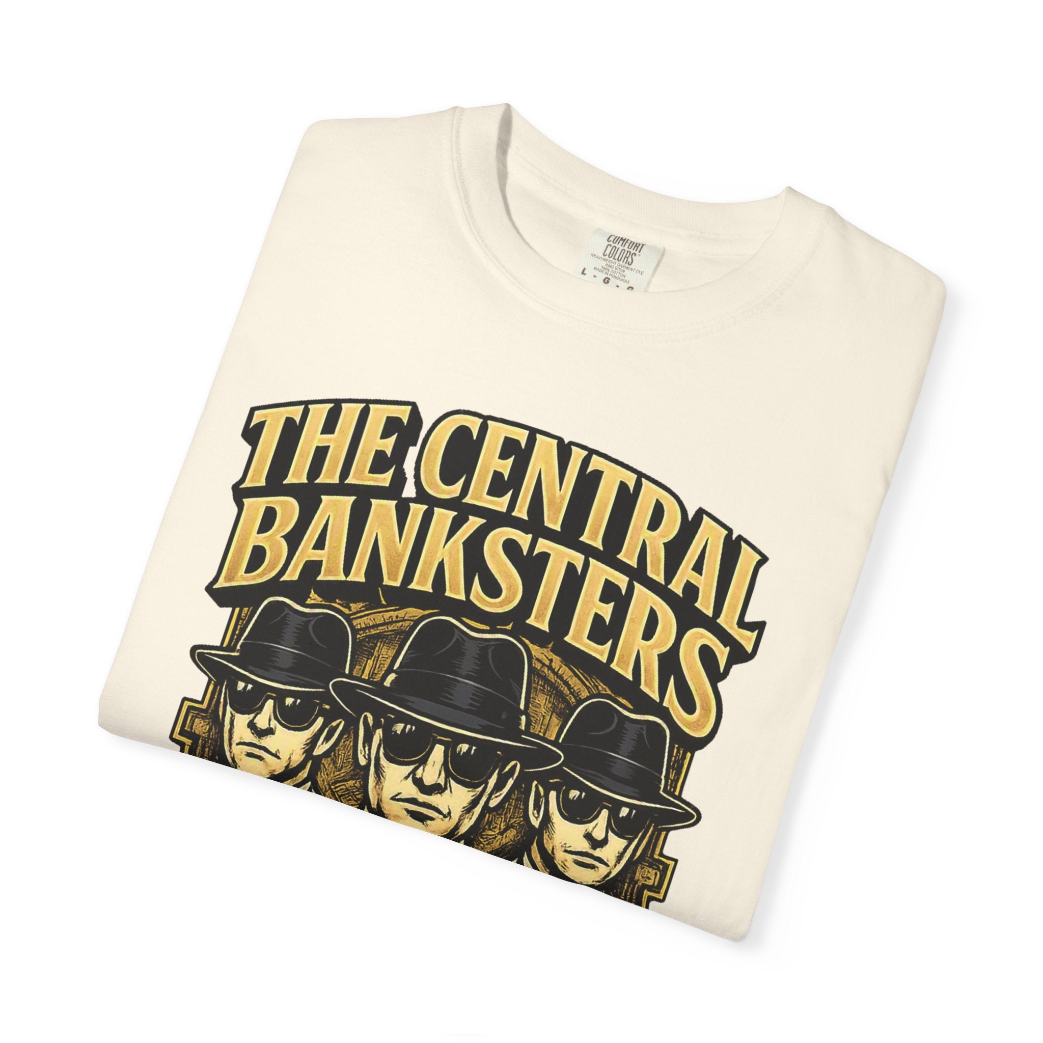 The Central Banksters Graphic T-Shirt — Retro Mobster Vintage Design