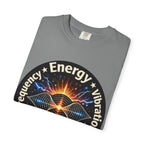 Energy & Vibration T-Shirt — "Frequency is Life" Spiritual Graphic Tee