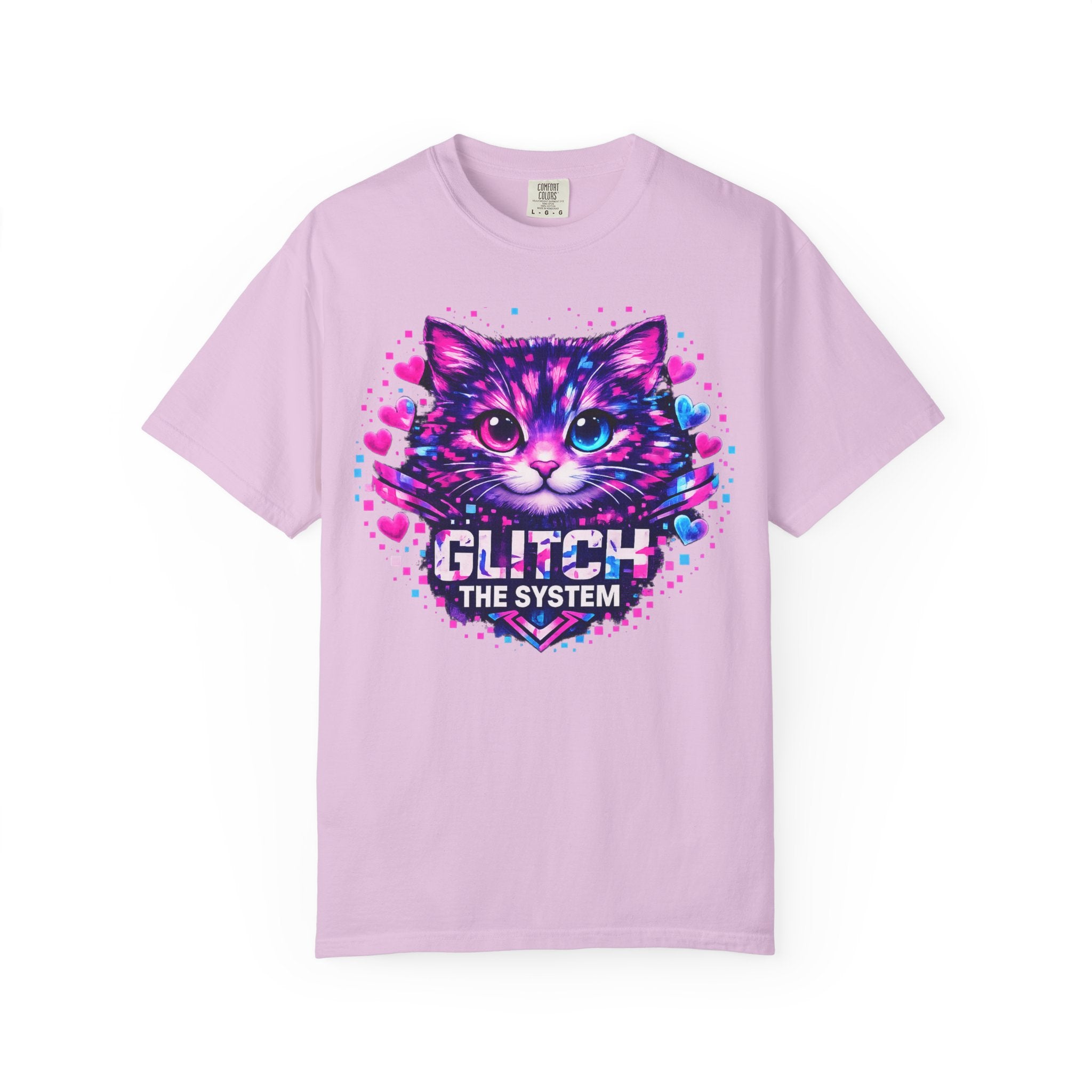 Glitch the System Cat T-Shirt