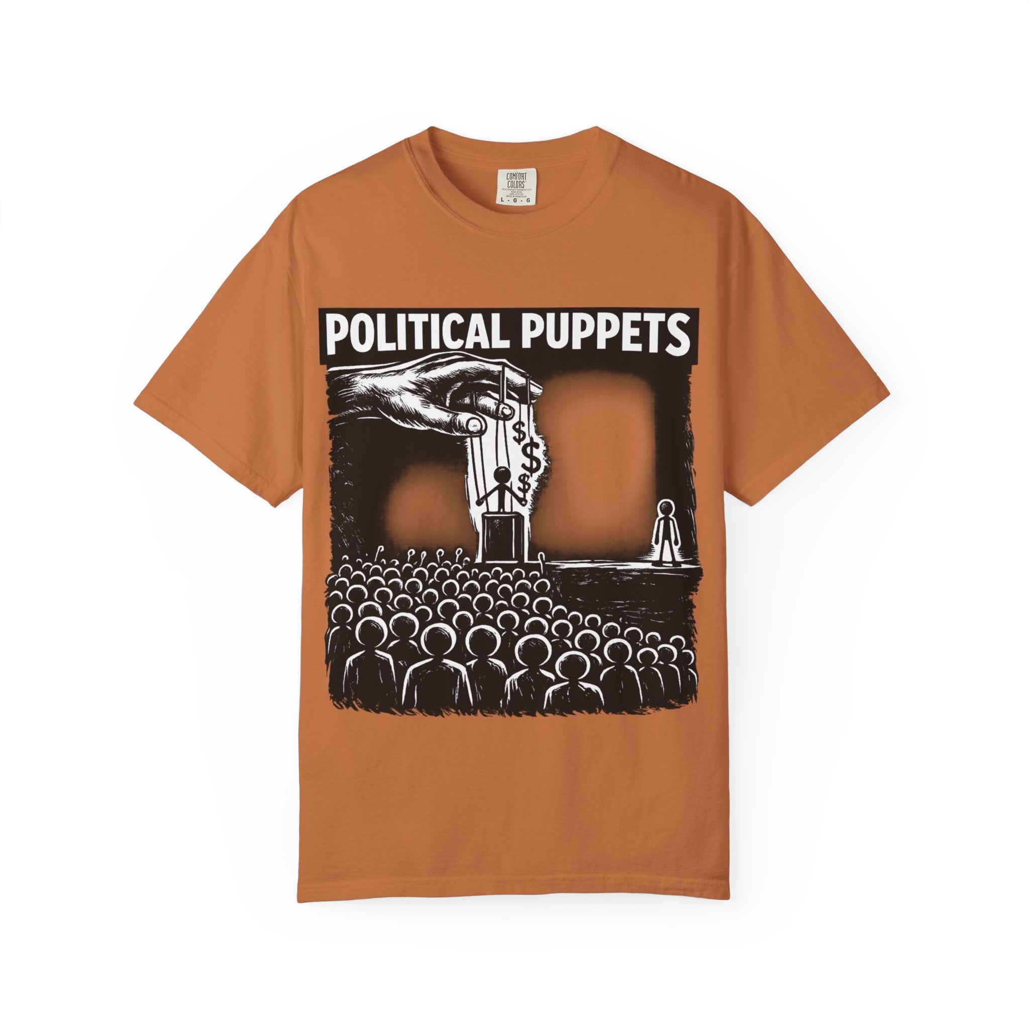 Political Puppets T-Shirt — Anti-Establishment Graphic Tee