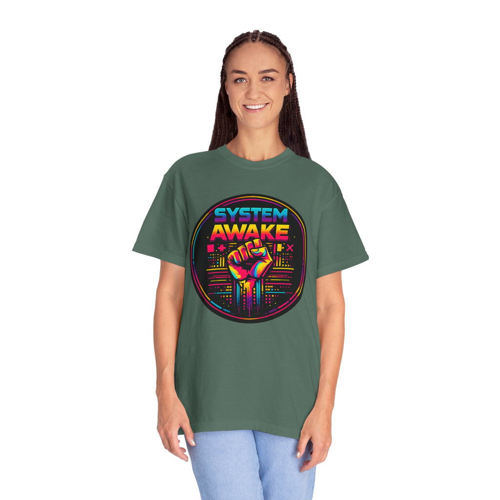System Awake Retro Fist T-Shirt