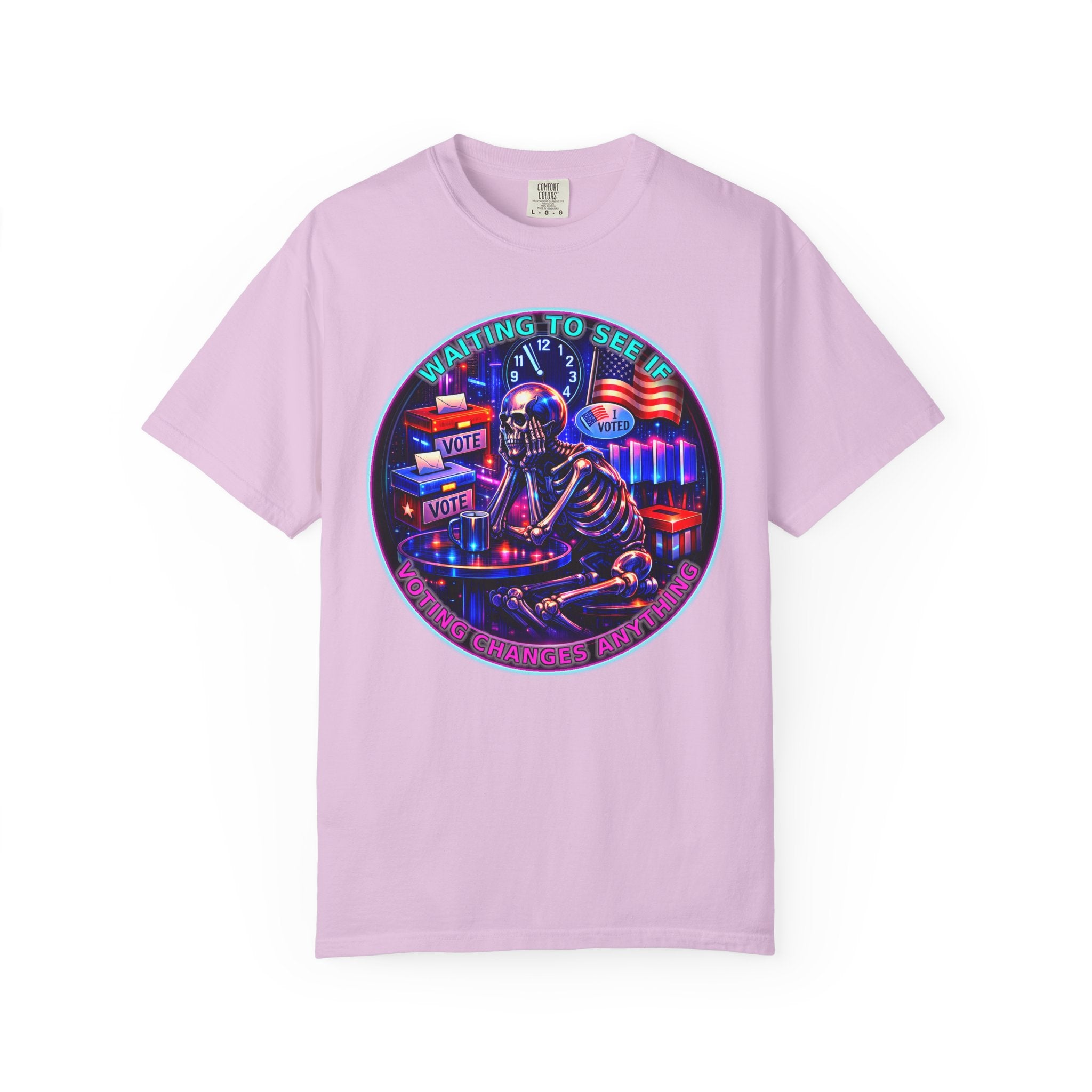 "Waiting to See If Voting Changes Anything." — Graphic T-Shirt