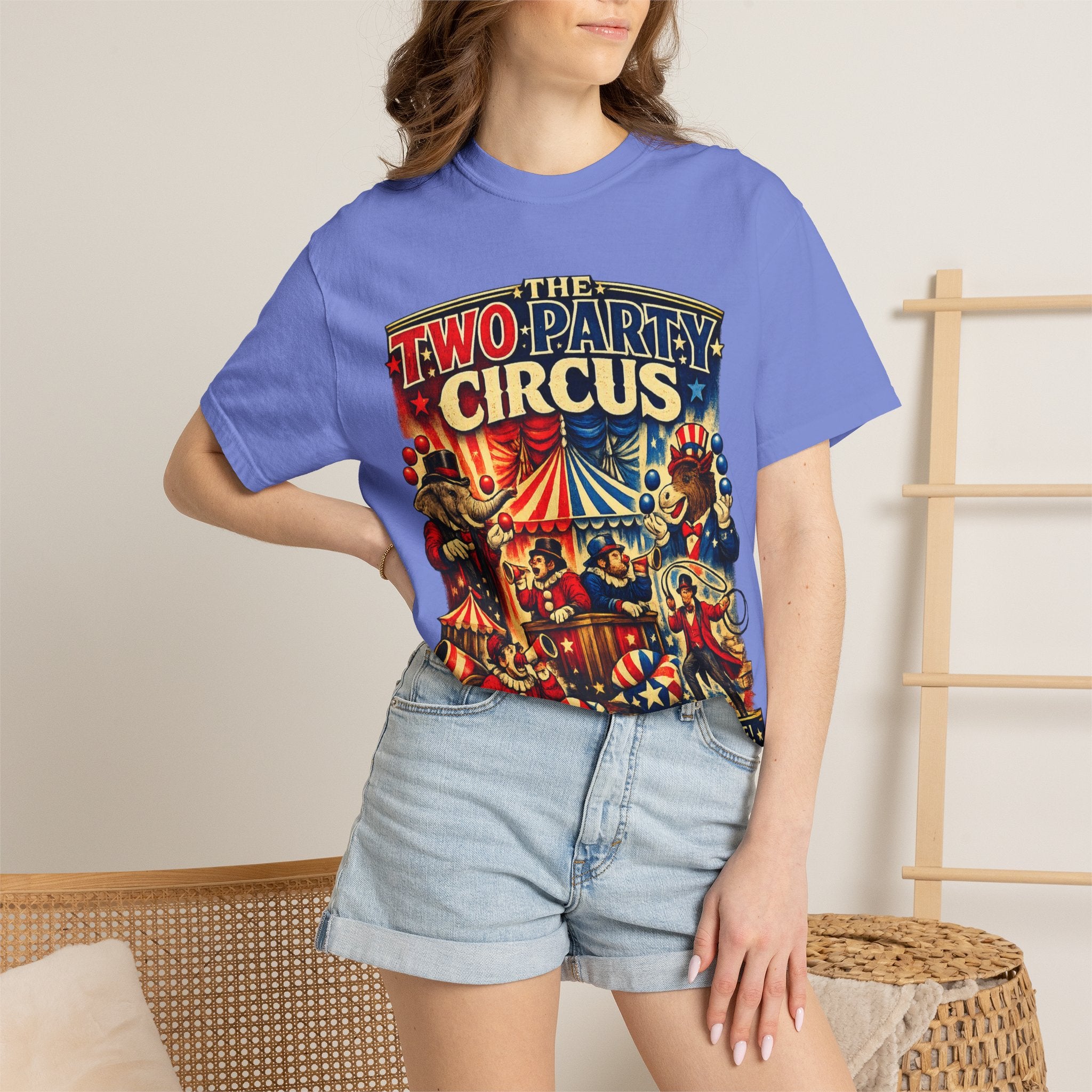 Two-Party Circus Graphic T-Shirt