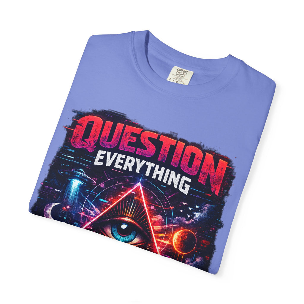 Question Everything T-Shirt — Mystical All-Seeing Eye Graphic Tee