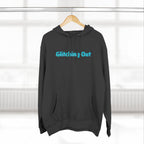 Hoodie — "Glitching Out" Geometric Retro Tech Graphic Hoodie