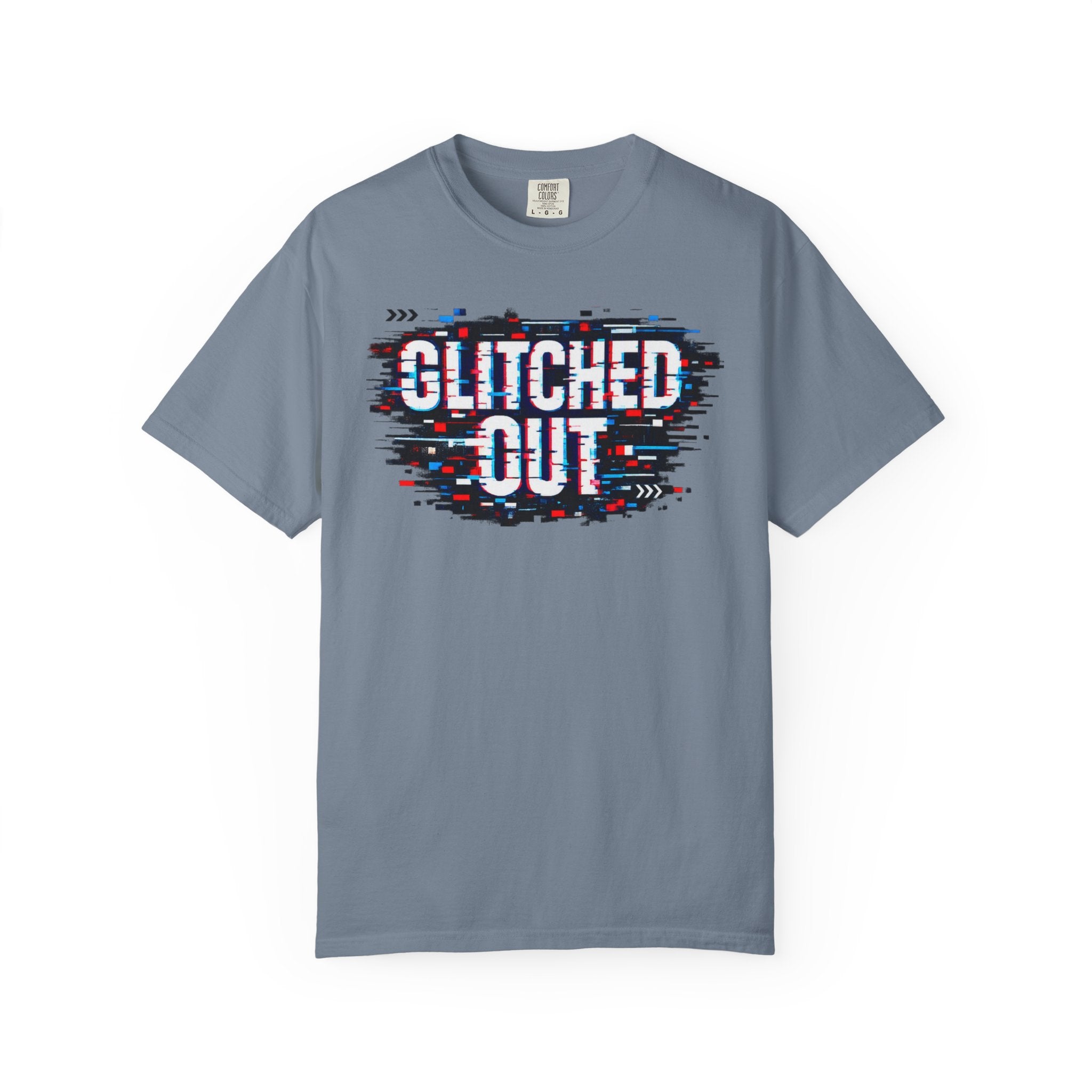 Glitched Out T-Shirt — Retro Glitch Graphic Tee