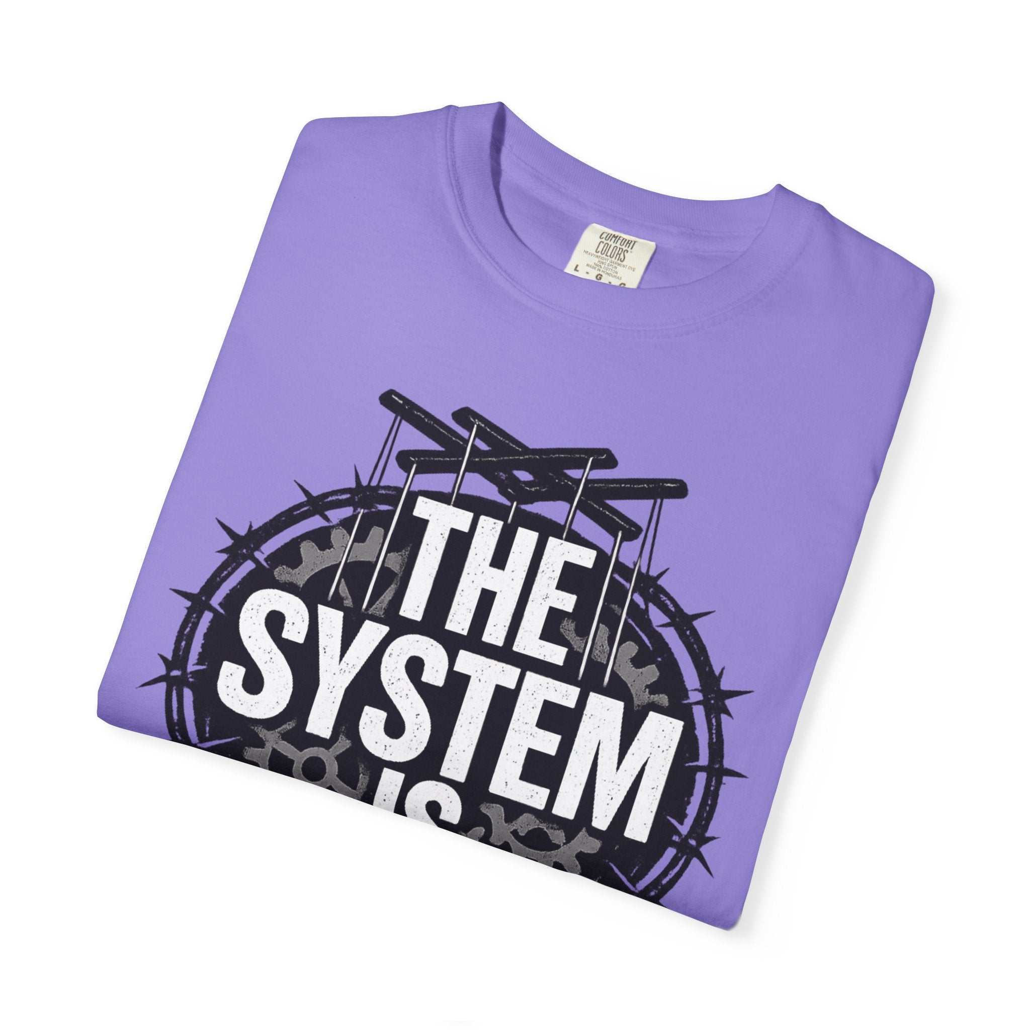 The System Is Rigged T-Shirt — Political Protest Graphic Tee
