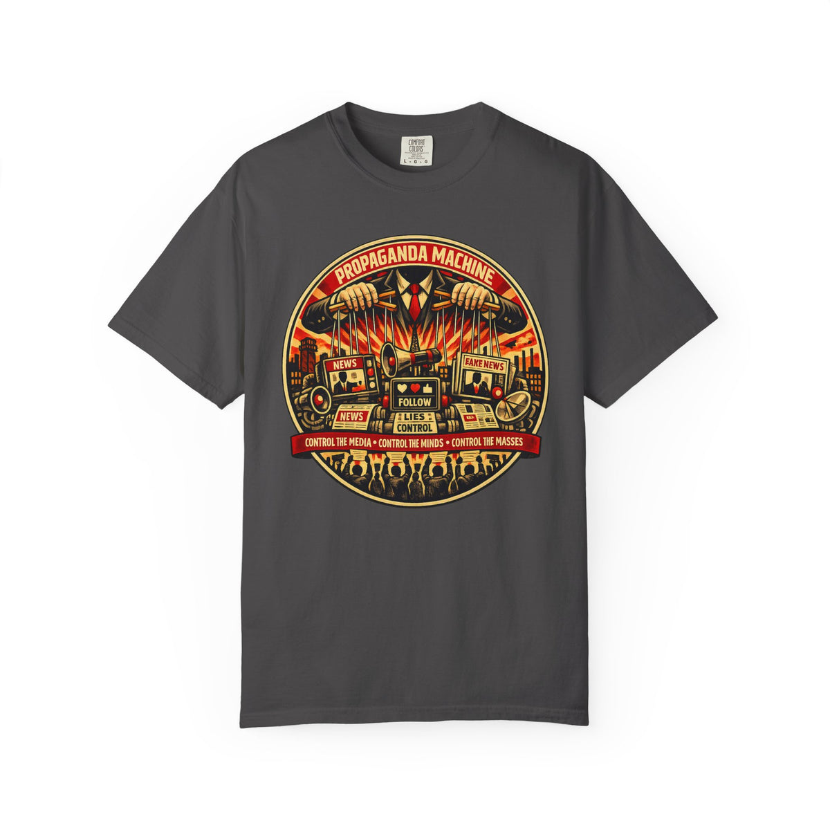 Propaganda Machine — Retro Graphic Tee