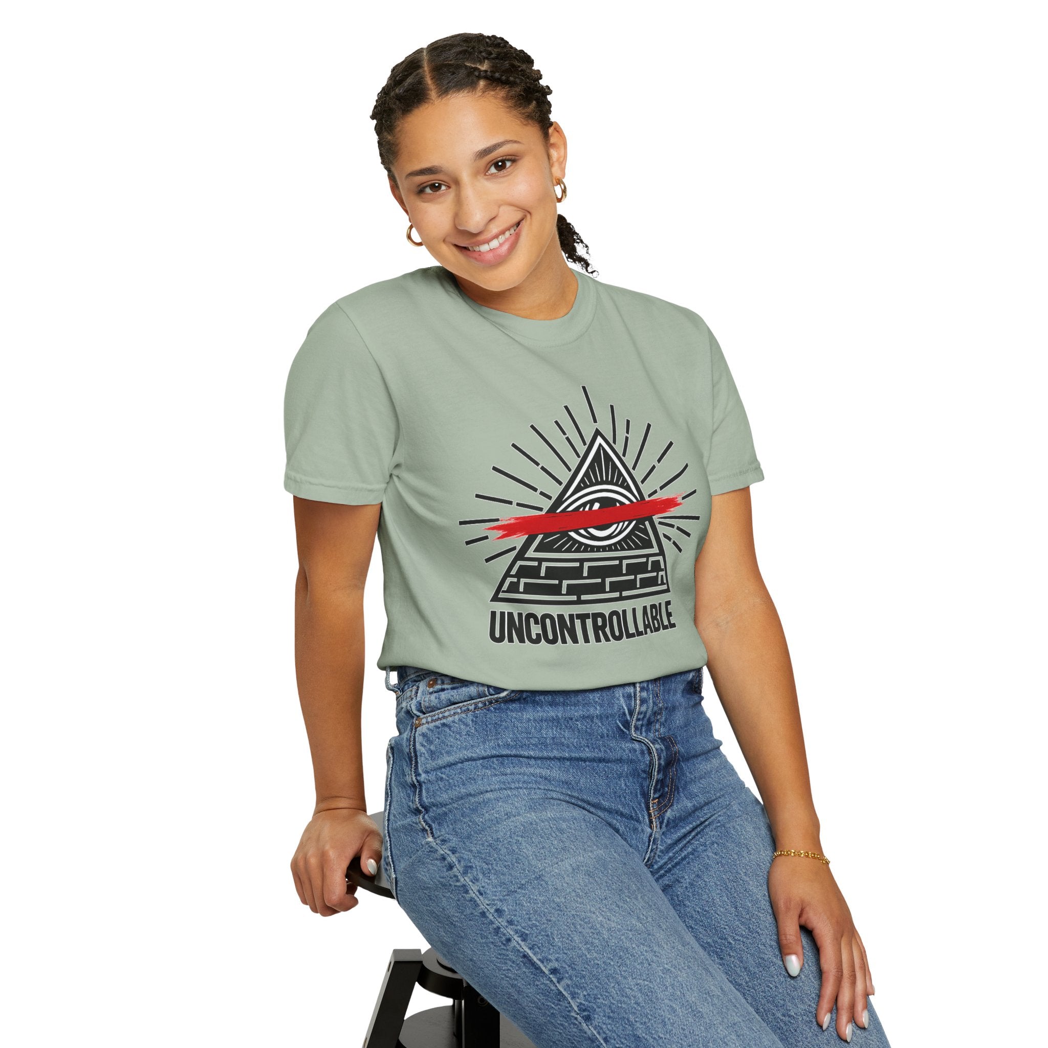 Uncontrollable Pyramid Graphic T-Shirt