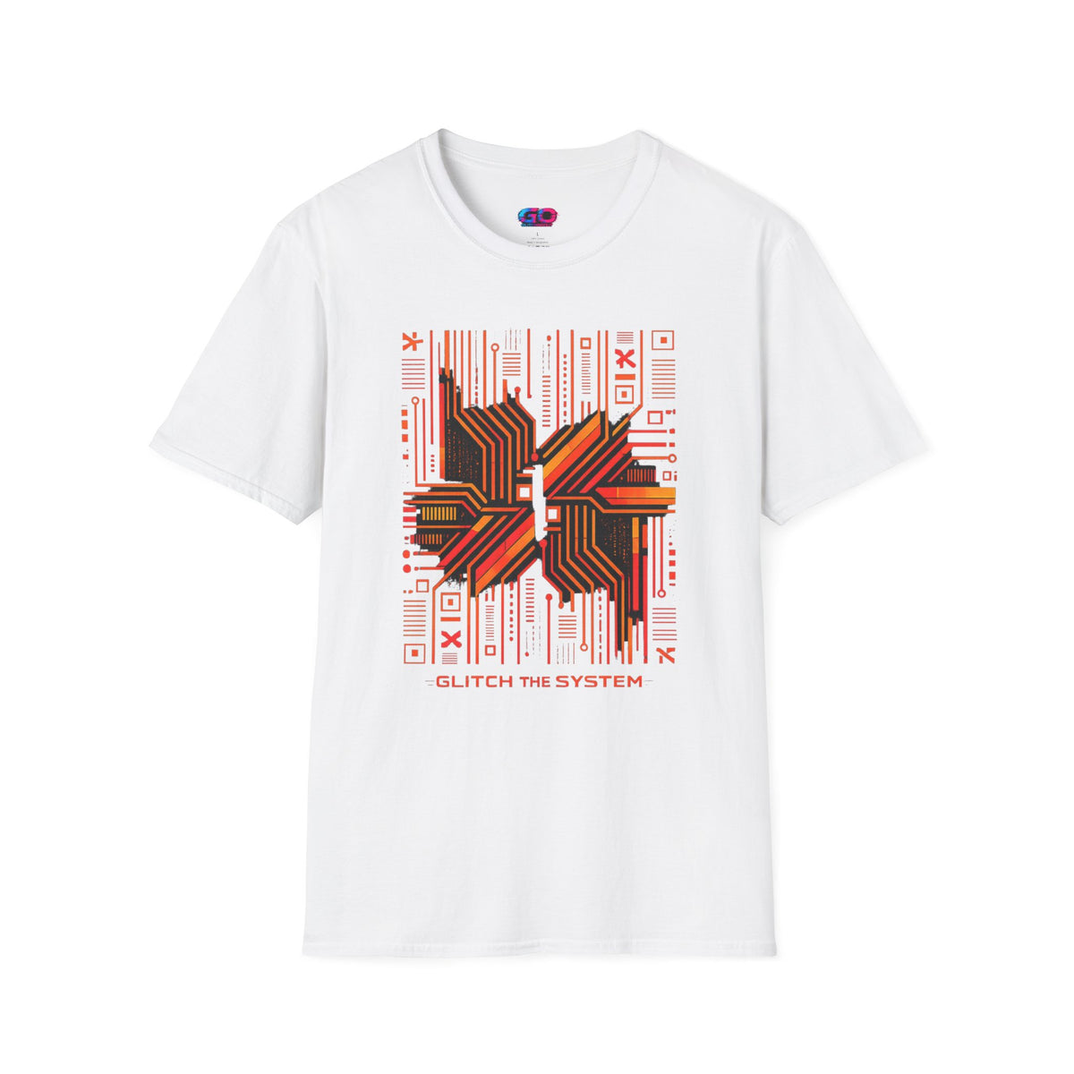 Glitch The System V2 Graphic T-Shirt